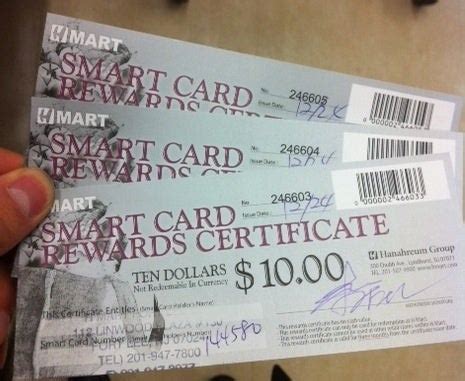 h mart smart savings card